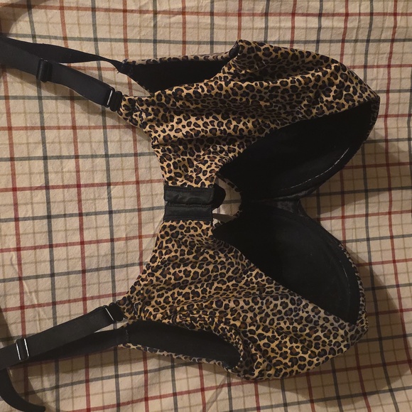 Auden Leopard Print Bra 42G - Picture 2 of 4